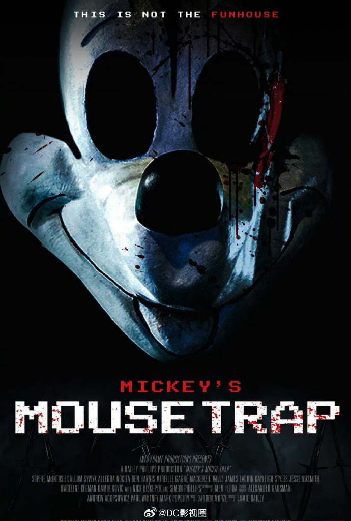 恐怖片《米老鼠的捕鼠夹》发布海报