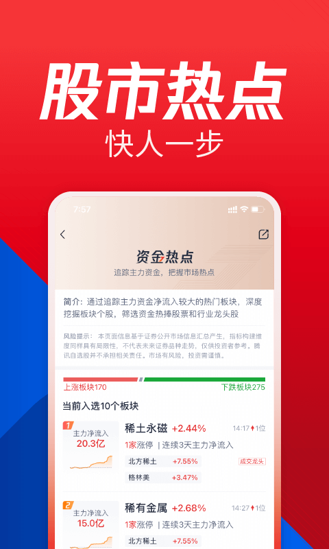 腾讯自选股app截图