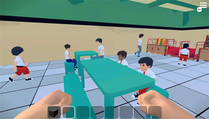 学校自助餐厅模拟器app截图