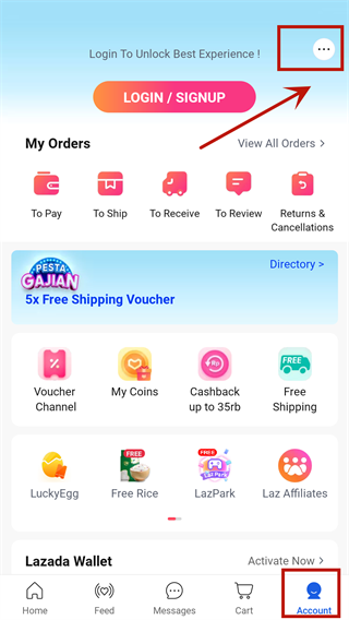 《Lazada》怎么将语言切换成中文