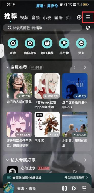 《酷狗音乐》怎么设置主页仅自己可见