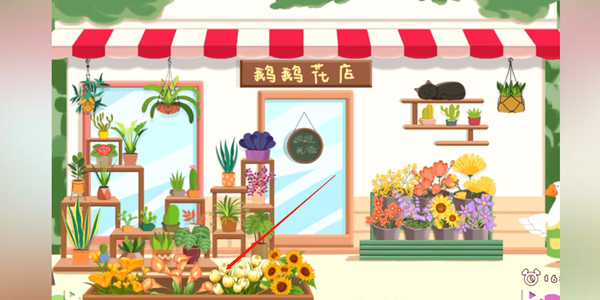 《鸭鸭收纳大师》鹅鹅花店怎么过