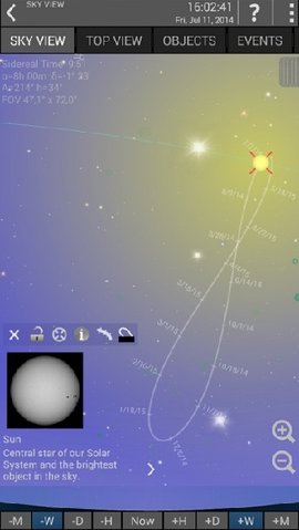 移动天文台app截图