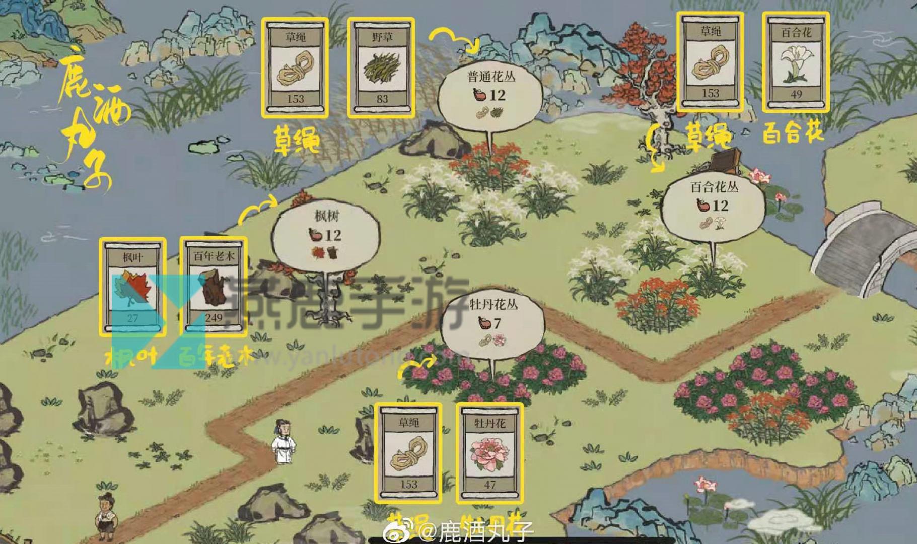 《江南百景图》枫叶在哪个地图