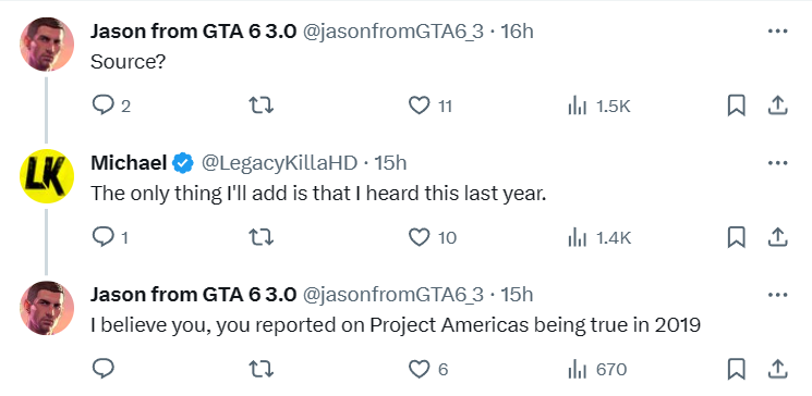 《GTA6》爆料主线时长为35~40小时