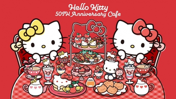 Hello Kitty迎来50岁生日，纪念主题咖啡厅将于9月起陆续登场